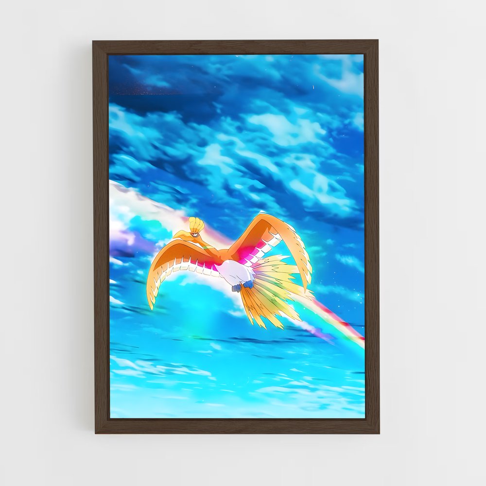 Poster Vol de Ho-Oh – affiche Pokemon (vue 5)